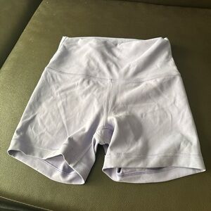 Lululemon Athletica Light Purple Bike Shorts